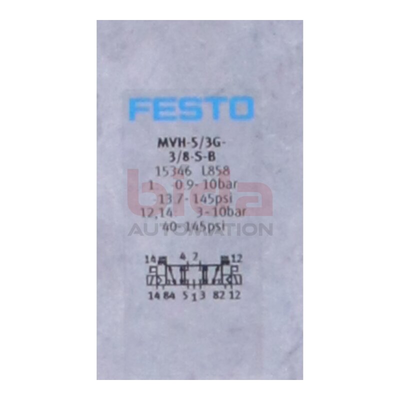 FESTO MVH-5/3G-3/8-S-B (15346) Magnetventil Solenoid valve