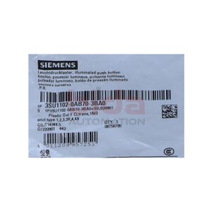 Siemens 3SU1102-0AB70-3BA0 / 3SU1 102-0AB70-3BA0...