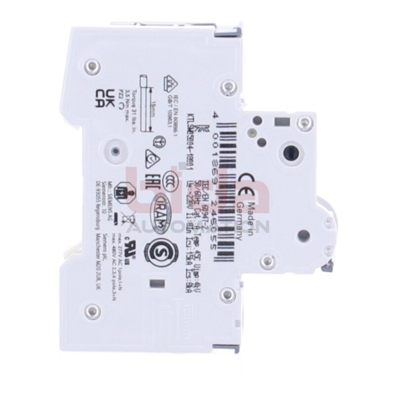 Siemens 5SY6110-7 / 5SY6 110-7 Leitungsschutzschalter 230/400V 6kA Circuit breaker