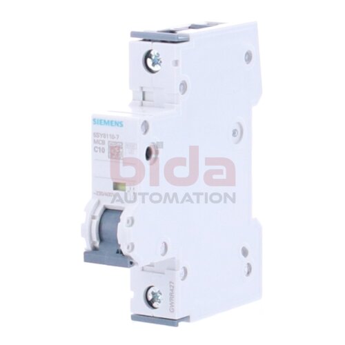 Siemens 5SY6110-7 / 5SY6 110-7 Leitungsschutzschalter 230/400V 6kA Circuit breaker