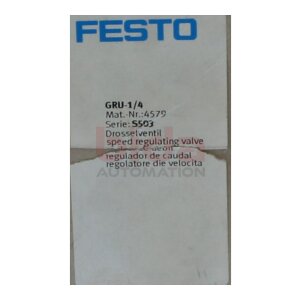 FESTO GRU-1/4 (4579) Drosselventil Speed regulating valve