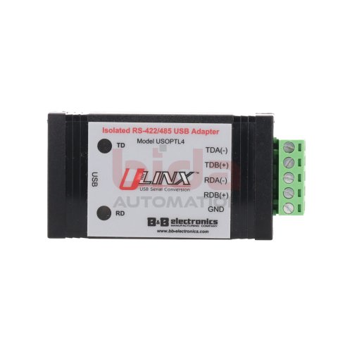 B&amp;B Electronics USOPTL4 USB Adapter Isoliert  Konverter  USB Adapter Isolated Converter