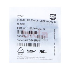 HARTING 09140122732 Schnellverschlussmodul Quick-Lock module