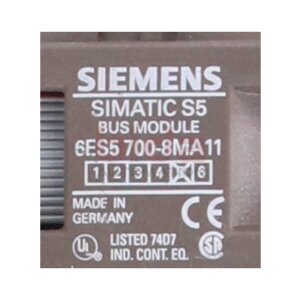 Siemens 6ES5 700-8MA11 7 6ES5700-8MA11 SIMATIC S5,...