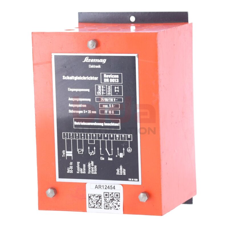 Stromag Rovicon DR 0013 Schaltgleichrichter Switching Rectifier
