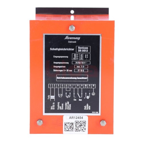 Stromag Rovicon DR 0013 Schaltgleichrichter Switching Rectifier