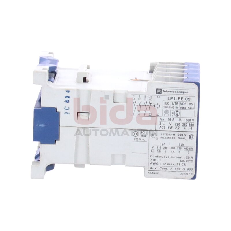 TELEMECANIQUE LP1-EE 09 Leistungssch&uuml;tz Power contactor