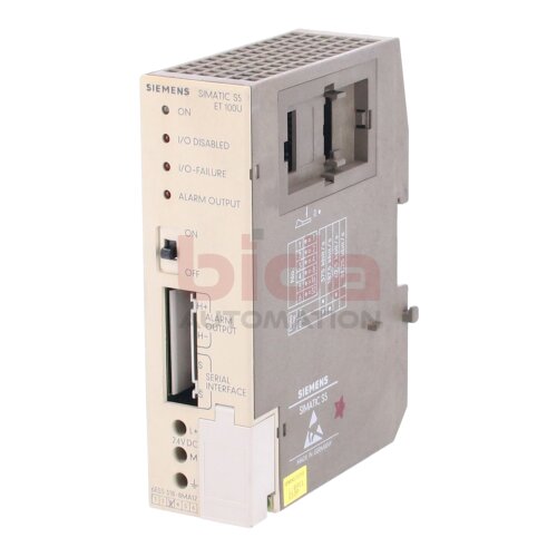Siemens 6ES5 318-8MA12 / 6ES5318-8MA12 SIMATIC S5, Anschaltung 318 f&uuml;r ET 100U mit Anschluss-Stecker / connector plug