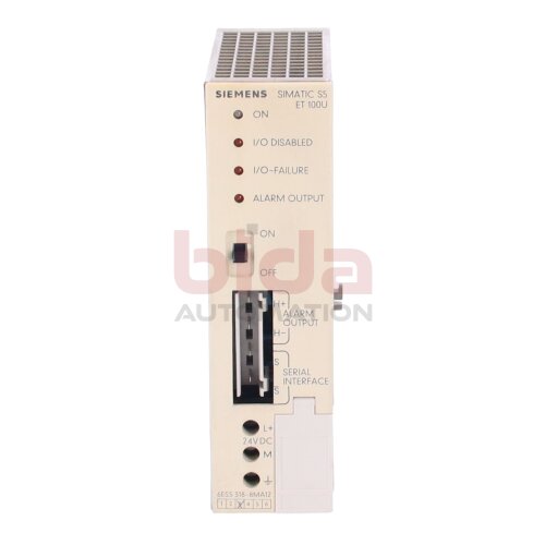 Siemens 6ES5 318-8MA12 / 6ES5318-8MA12 SIMATIC S5, Anschaltung 318 f&uuml;r ET 100U mit Anschluss-Stecker / connector plug