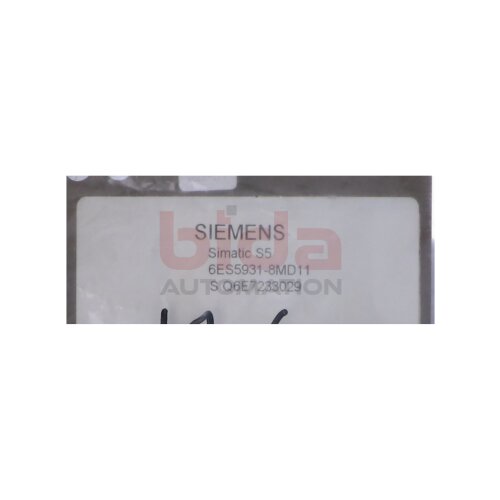 Siemens 6ES5 931-8MD11 / 6ES5931-8MD11 SIMATIC S5, Stromversorgung / power supply