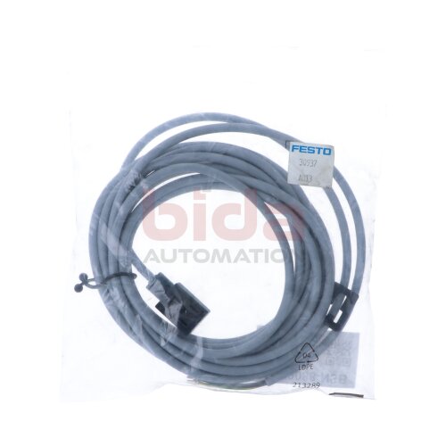 Festo KMF-1-24DC-5-LED  (30937) Steckdosenleitung / power cord 24V DC / 5m