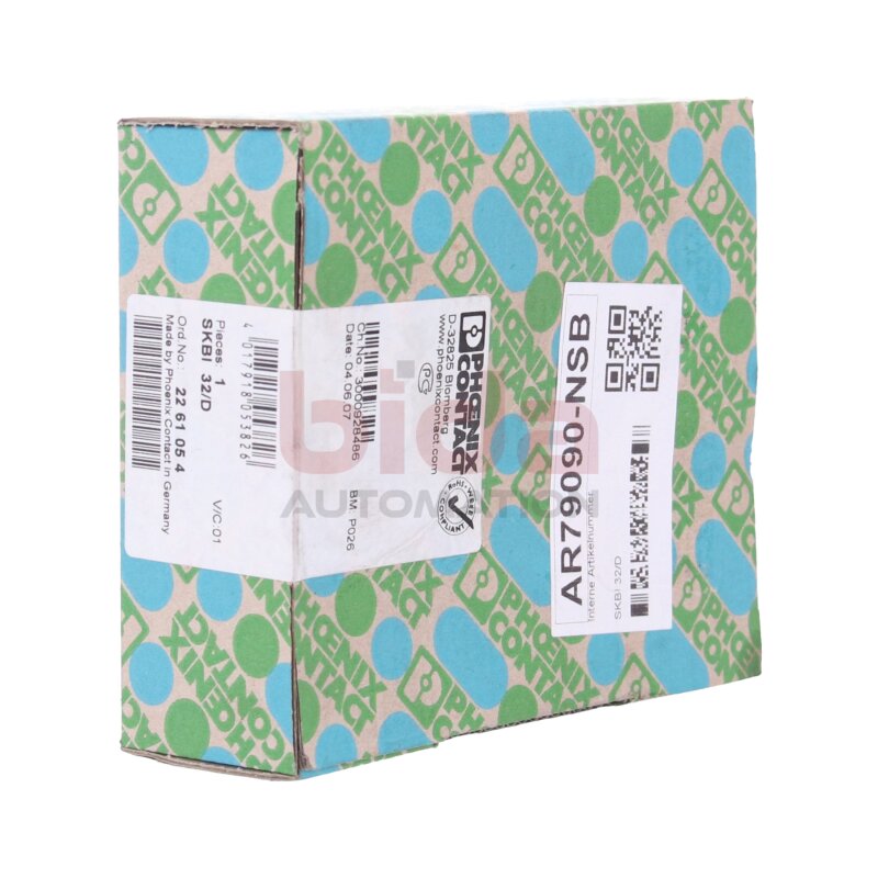 PHOENIX CONTACT SKBI 32/D(2261054) Steckkartenblock Plug-in card block