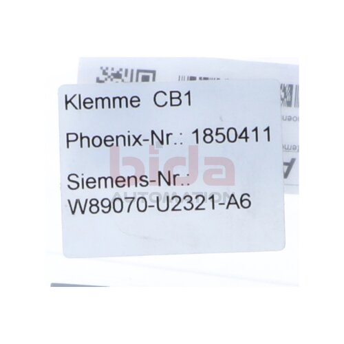 Phoenix Contact (1850411)  W89070-U2321-A6 Stecker-Set / Plug Set