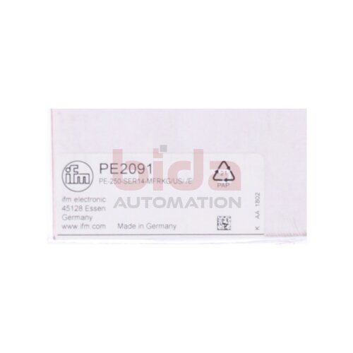 IFM PE2091 Drucksensor mit Display Pressure sensor with display