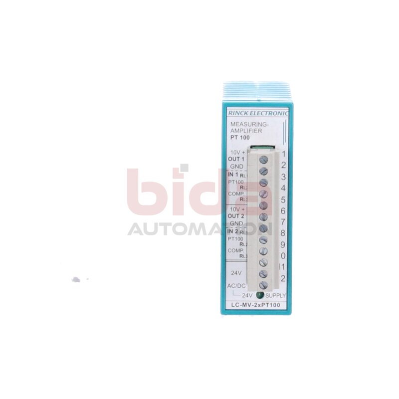 RINCK ELECTRONIC LC-MV-2xPT100 Messverst&auml;rker Measuring-Amplifier