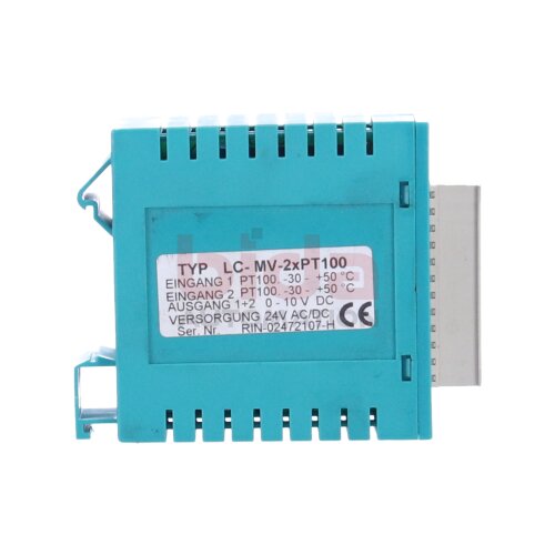 RINCK ELECTRONIC LC-MV-2xPT100 Messverst&auml;rker Measuring-Amplifier