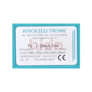 Rinck Electronic TV-I 20mA.10V Trennverstärker...