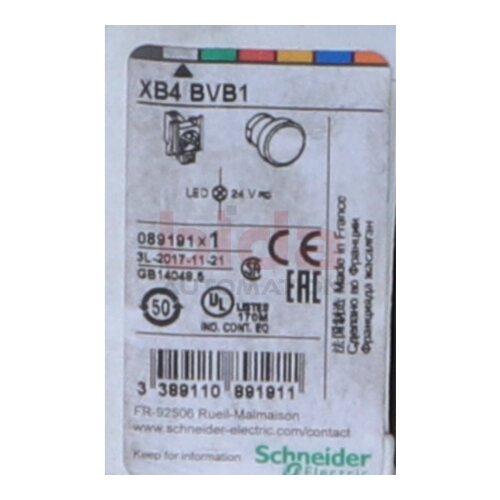 SCHNEIDER ELECTRIC XB4 BVB1 Leuchtmelder / indicator light 24V