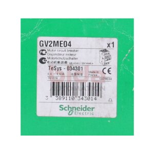 Schneider Electric GV2ME04 Motorschutzschalter /...