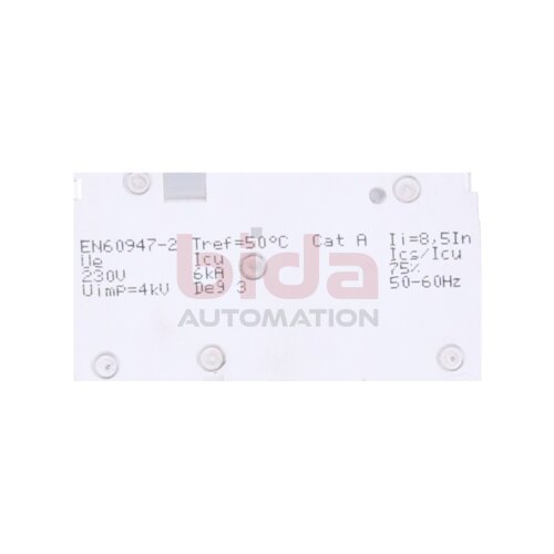 Schneider Electric DT40 - 1P + N - 2A - C (A9N21020) Automatische Sicherung / Automatsikring