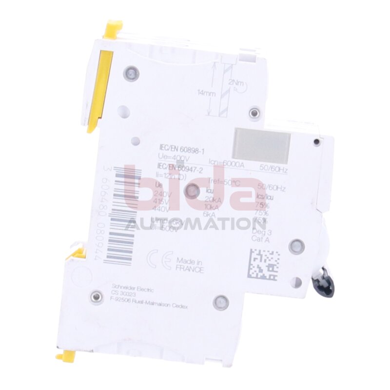 Schneider Electric iC60N, 2P, 10A, D Leitungsschutzschalter  /  circuit breaker