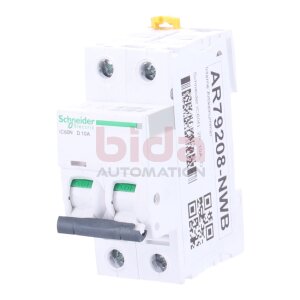 Schneider Electric iC60N, 2P, 10A, D...