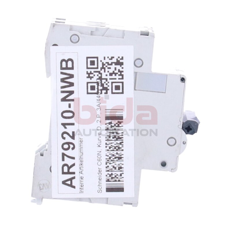 Schneider C60N, Kurve D, 2 P, 3A/440V AC Multi 9 OEM LS-Schalter C60N 2-polig 16A B-Char. 10kA IEC60947-2