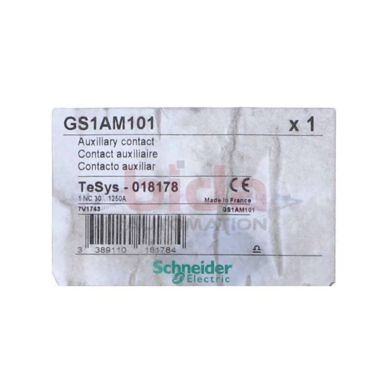 Schneider GS1AM101 Hilfskontakt Auxiliary contact TeSys - 018178