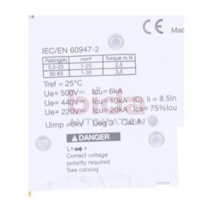 Schneider M9F14206 (IEC/EN 60947-2) LS-Schalter Circuit...