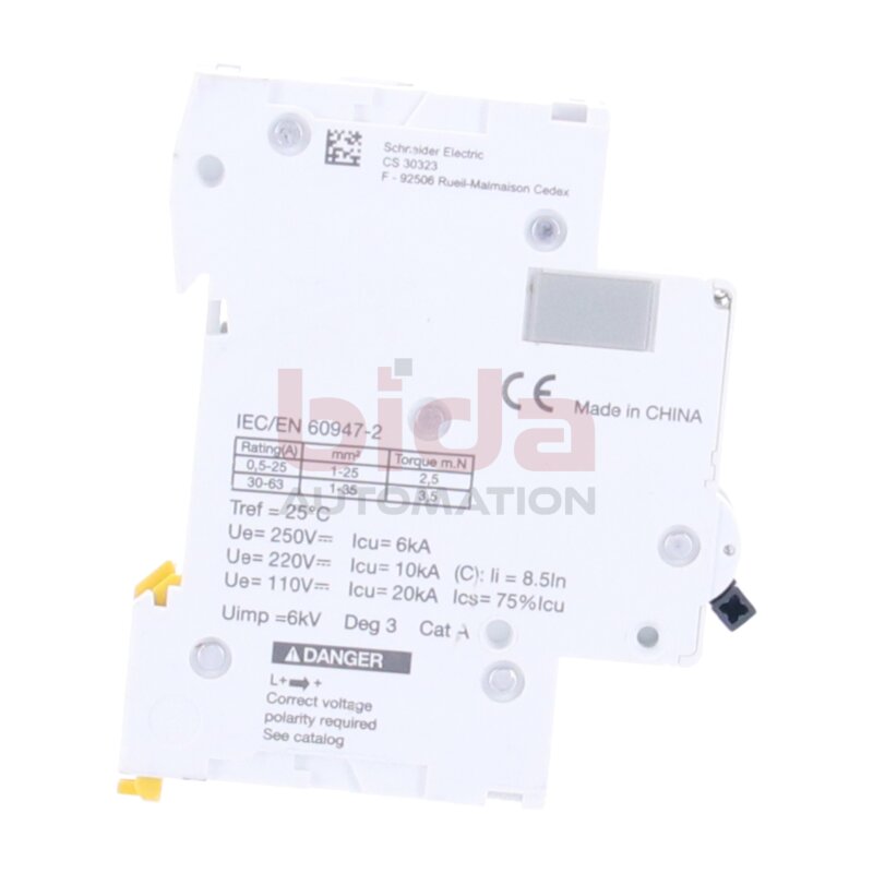 Schneider C60H-DC, 1P, 2A