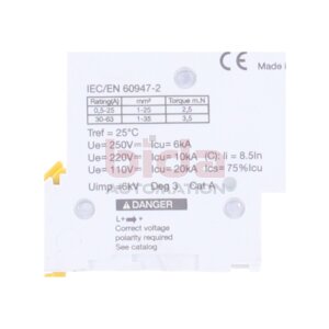 Schneider C60H-DC, 1P, 1A