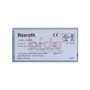 REXROTH HVE03.2-W030N Stromversorgungsanlage Power Supply...