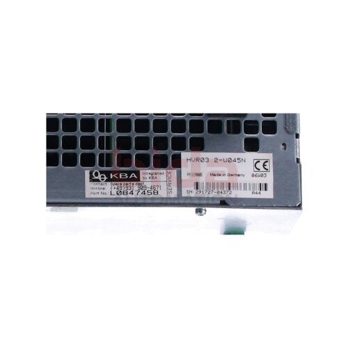 Indramat HVR03.2-W045N (R911190005) Stromversorgung AC Power Supply