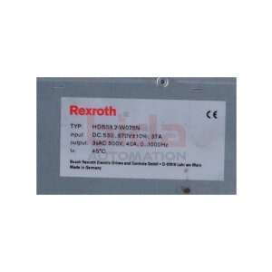Rexroth HDS03.2-W075N Servoantriebsregler / HDS SERVO...