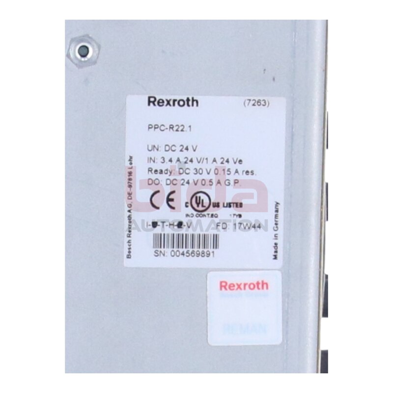 Rexroth PPC-R22.1 Leistungselektronik / Power‑Module