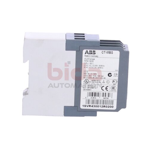 ABB CT-MBS (1SVR430012R0200) Zeitrelais / time relay 110-240V AC / 24V