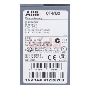 ABB CT-MBS (1SVR430012R0200) Zeitrelais / time relay...