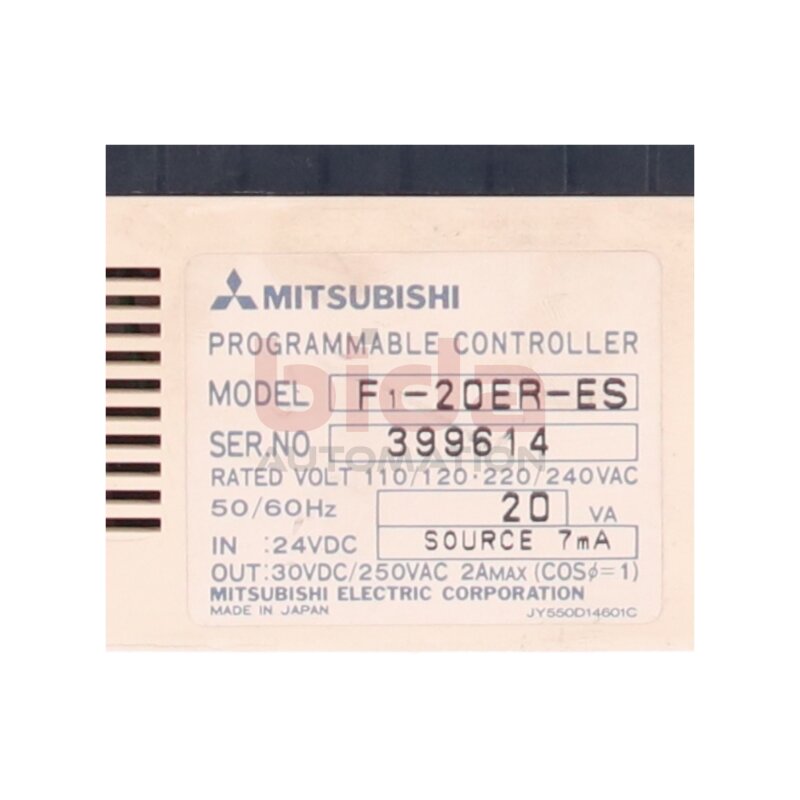 Mitsubishi F1-20ER-ES MELSEC Programmierbarer Controller Programmable Controller