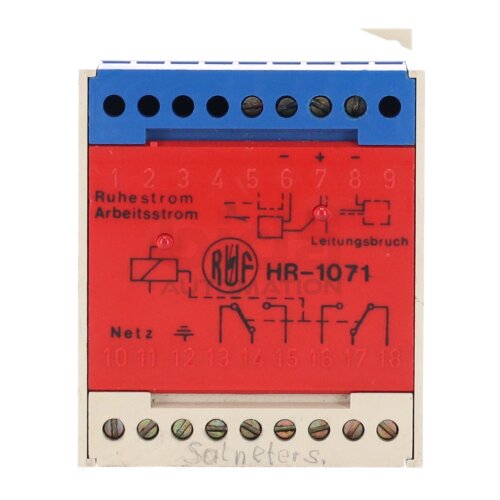 RUF HR-1071 20 Elektroden Relais Electrodes Relay