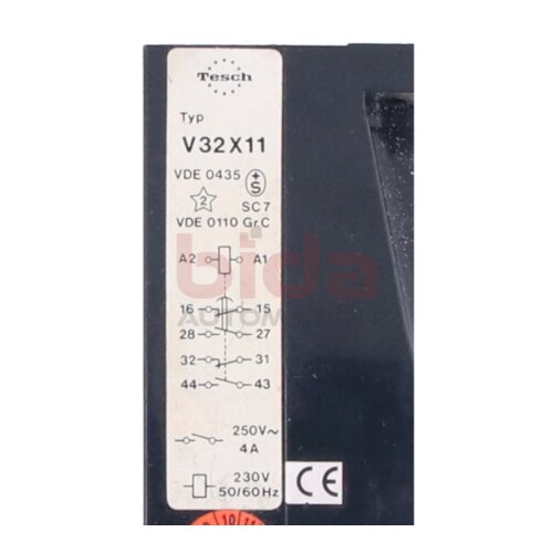 Tesch V32X11 Zeitrelais Time relay