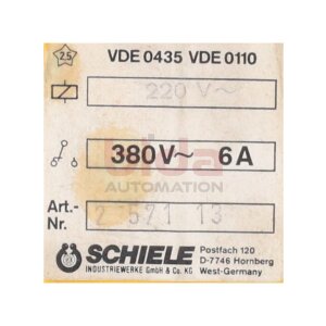 Schiele ERN 2 571 13 Zeitrelais Time Relay