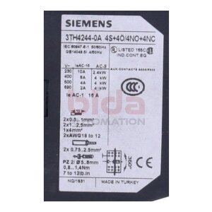 Siemens 3TH4244-0AP0  / 3TH4 244-0AP0  Hilfsschütz /...