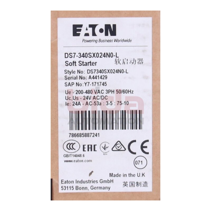 EATON DS7-340SX024N0-L (171745) Softstarter / soft starter