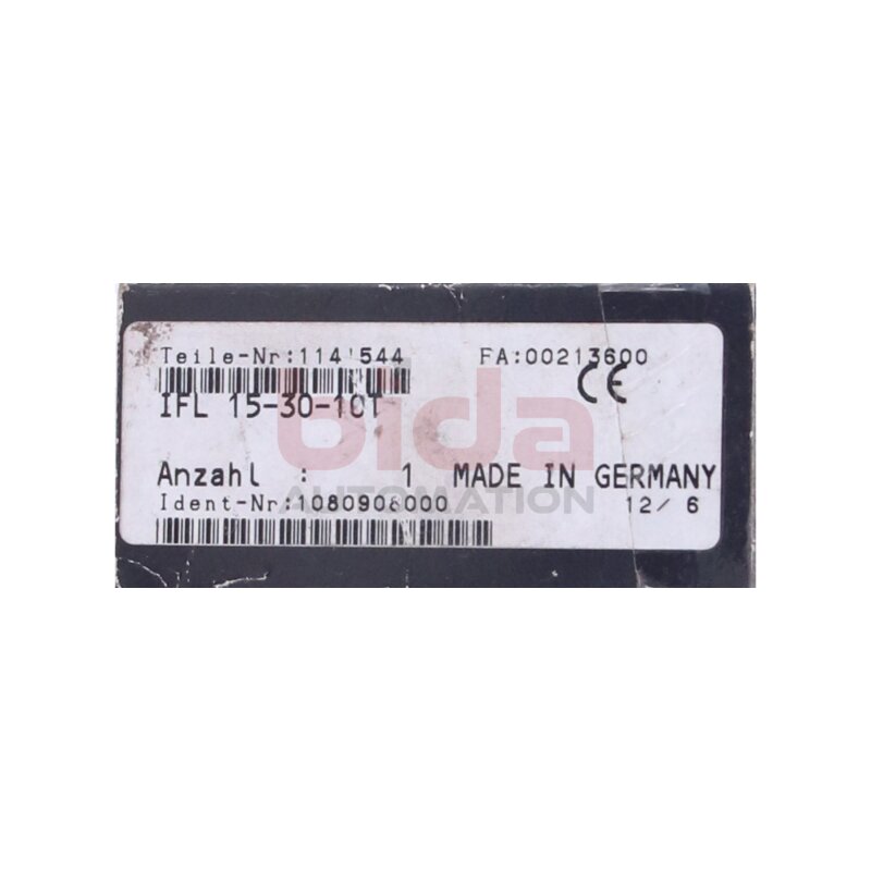 SCHMERSAL IFL 15-30-10T N&auml;herungssensor / proximity sensor 250V AC