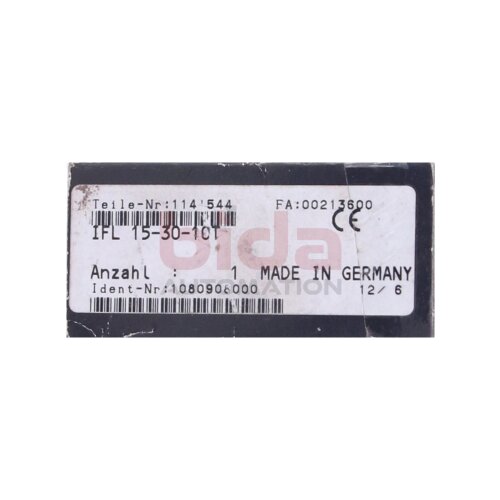SCHMERSAL IFL 15-30-10T N&auml;herungssensor / proximity sensor 250V AC
