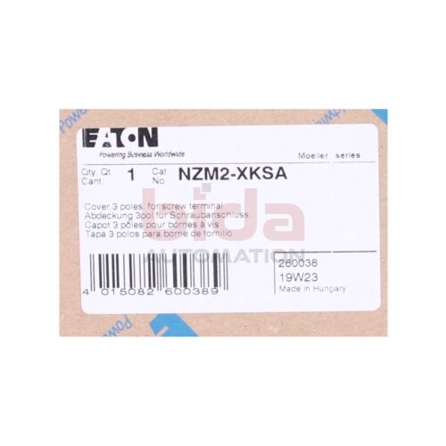 EATON NZM2-XKSA (260038) Kompaktleistungsschalter / compact circuit breaker