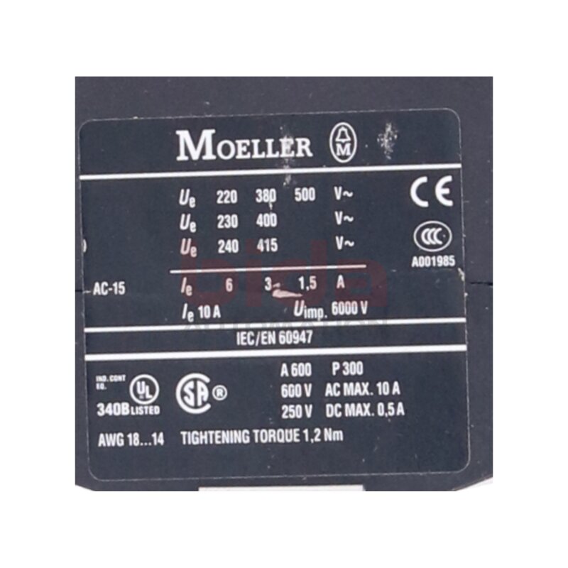 Moeller DIL ER-40 Steuerungsrelais Control relay