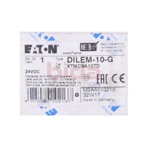 EATON DILEM-10-G (XTMC9A10TD) Schütz / Contactor...