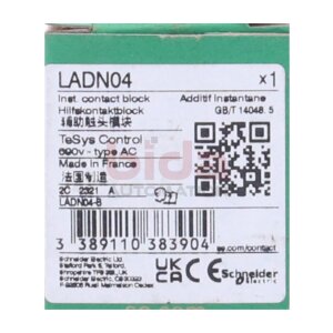 Telemecanique LADN04 Hilfsschalterblock Auxiliary switch...