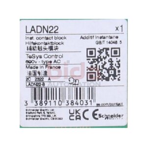 Schneider LADN22 Hilfsschalterblock Auxiliary switch block